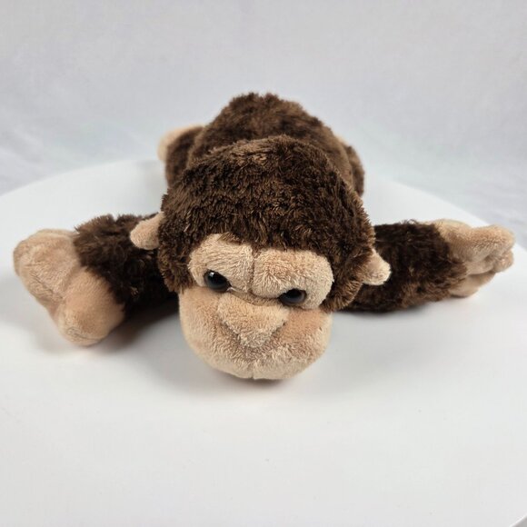 Laying Monkey Plush Stuffed Animal Aurora 12" - Picture 6 of 9
